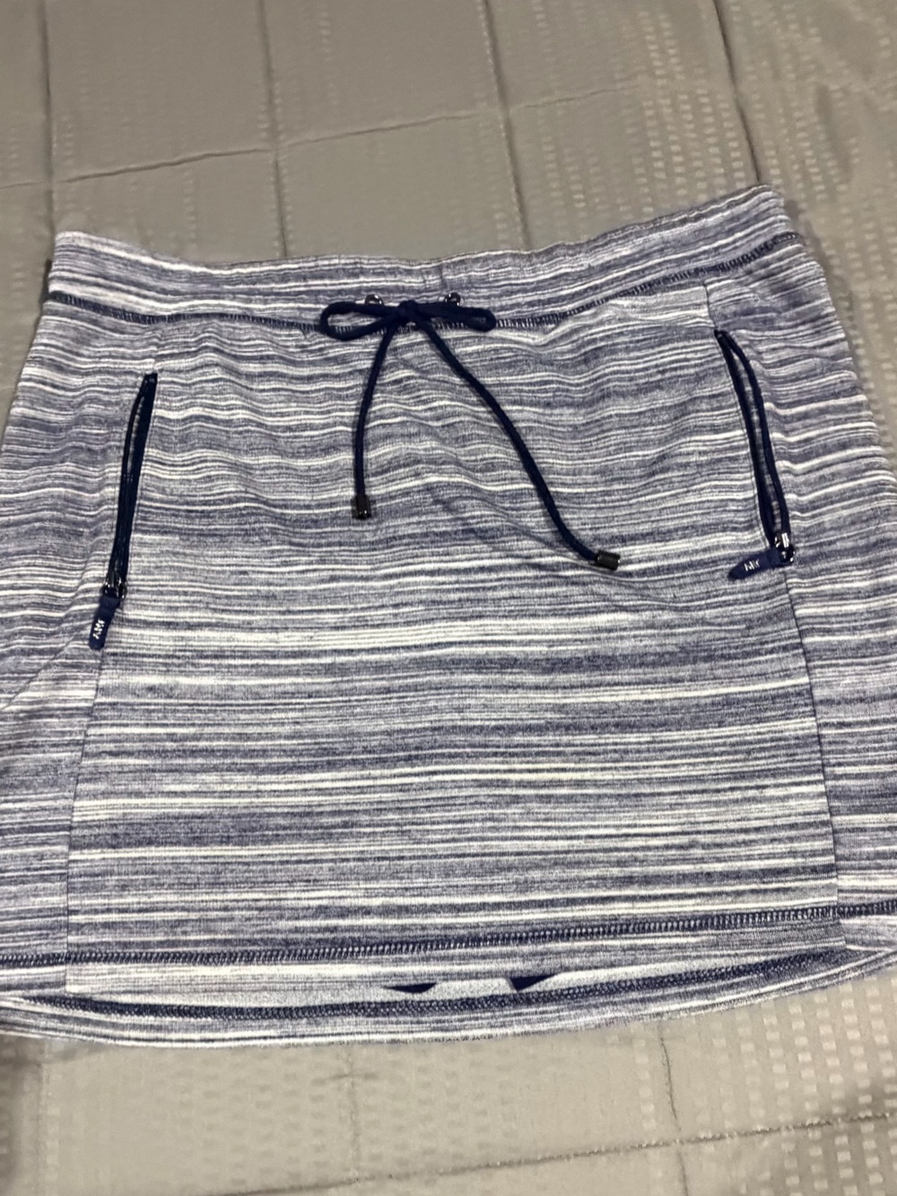 Jones New York Navy and White Striped Women’s Swim Board Shorts